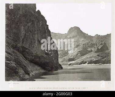 Black Cañon, Colorado River, Usa ('Looking Below Near Camp 7'). Stockfoto