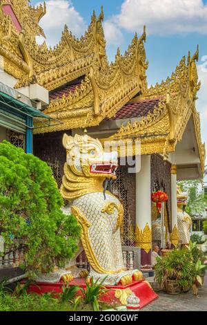 Dharmikarama-Tempel in Georgetown, Penang, Malaysia Stockfoto