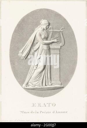 Erato. Erato, Muse des Tanzes oder der Minness. Stockfoto