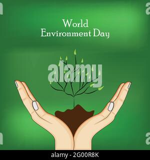 Weltumwelttag Stock Vektor