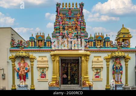 Sri Maha Mariamman Temple, Georgetown, Penang, Malaysia Stockfoto