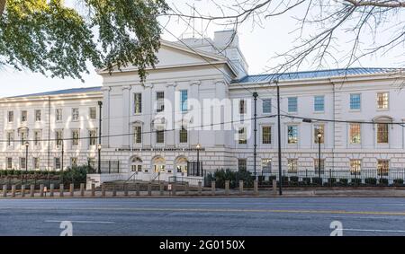 COLUMBIA, SC, USA-8 JAN 2020: Das Bratton Davis US-Insolvenzgericht, erbaut 1936. Stockfoto