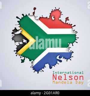 Nelson-Mandela-Tag Stock Vektor