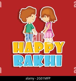 Hindu-Festival Raksha Bandhan Stock Vektor