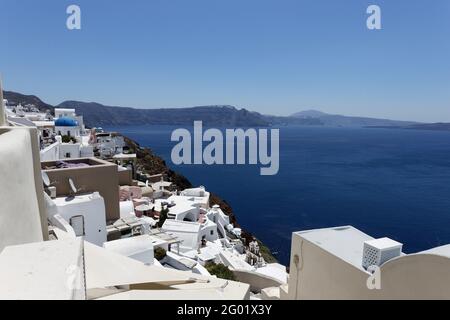 Oia - Santorini - Griechenland Stockfoto