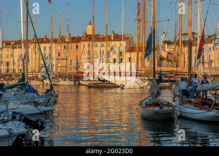 FRANKREICH, PACA, VAR, 83, LES VOILES DE SAINT-TROPEZ Stockfoto