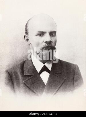 Wladimir Lenin. Foto von 1900. Stockfoto
