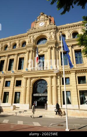 FRANKREICH. ALPES-MARITIMES (06). CANNES. DAS RATHAUS Stockfoto