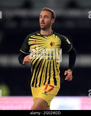 Aktenfoto vom 16-10-2020 von Watfords Glenn Murray. Ausgabedatum: Montag, 31. Mai 2021. Stockfoto