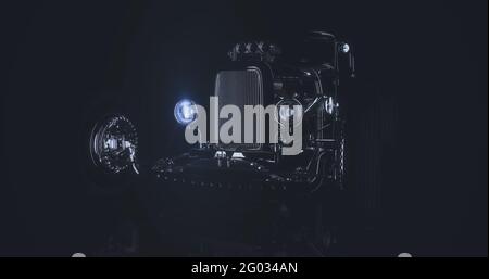 Hot Rod 3D-Rendering Stockfoto