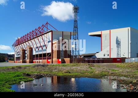 Großbritannien, South Yorkshire, Barnsley, Oakwell Stadium, Heimstadion des Barnsley FC Stockfoto