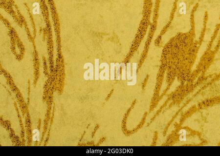 Nahaufnahme Vintage Beige Baumwolle Textil Textur Hintergrund Stockfoto