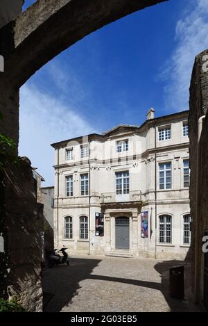 Musée Estrine oder Estrine Museum in Hôtel Estrine (1748) Historisches Stadthaus oder Herrenhaus in der Altstadt Saint Remy de Provence Frankreich Stockfoto