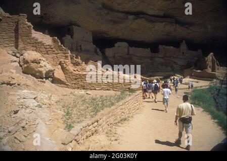 Long House, Mesa Verde, Colorado Stockfoto