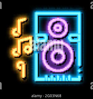 Musikalische dynamische Gerät zum Hören Songs Vektor Stock Vektor