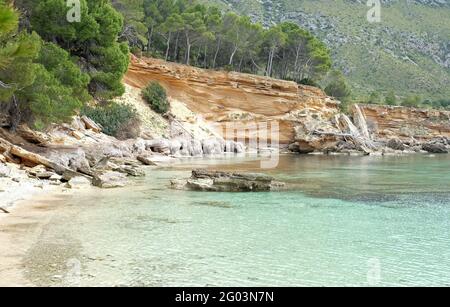 Es Caló, Mallorca, Balearen Stockfoto