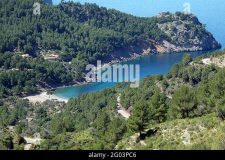 Cala Tuent, Mallorca Stockfoto