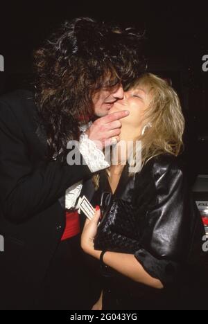 Heather Locklear und Tommy Lee bei einer Aaron Spelling Party 11. März 1986 Credit: Ralph Dominguez/MediaPunch Stockfoto