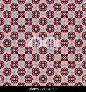 Farbmuster Textur. Farbenfrohe ornamentale Grafik-Dessin. Mosaikverzierungen. Mustervorlage. Vektorgrafik. Stock Vektor