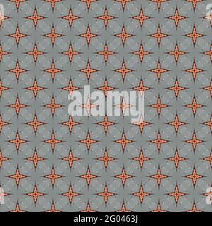 Farbmuster Textur. Farbenfrohe ornamentale Grafik-Dessin. Mosaikverzierungen. Mustervorlage. Vektorgrafik. Stock Vektor