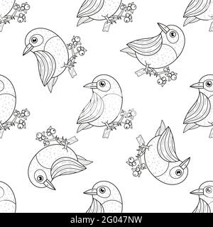 Schätze aus Japan. Handgezeichnetes nahtloses Vektor-Muster mit Origami Stock Vektor