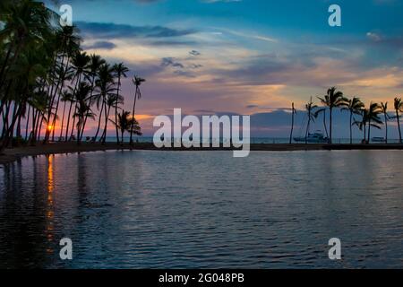 Hawaiian Sunset Stockfoto