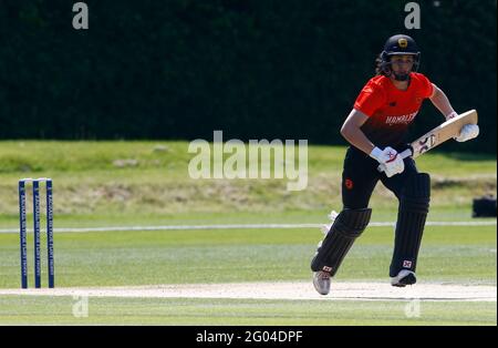 Beckenham, Großbritannien. Mai 2021. BECKENHAM, Großbritannien, MAI 31: Southern Vipers Maia Bouchier während der Rachael Heyhoe Flint Trophy ein-Tages-Frauenspiel zwischen South East Stars und Southern Vipers am 31. Mai 2021 auf dem Kent County Ground, Beckenham, Quelle: Action Foto Sport/Alamy Live News Stockfoto