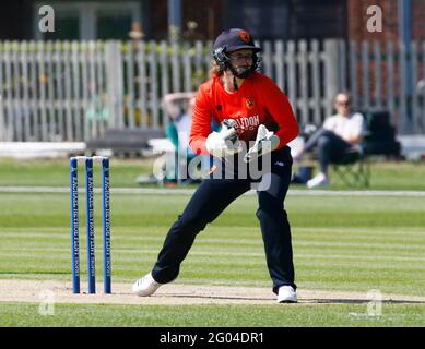 Beckenham, Großbritannien. Mai 2021. BECKENHAM, Großbritannien, MAI 31: Southern Vipers Carla Rudd während der Rachael Heyhoe Flint Trophy ein-Tages-Frauenspiel zwischen South East Stars und Southern Vipers am 31. Mai 2021 auf dem Kent County Ground, Beckenham, Quelle: Action Foto Sport/Alamy Live News Stockfoto