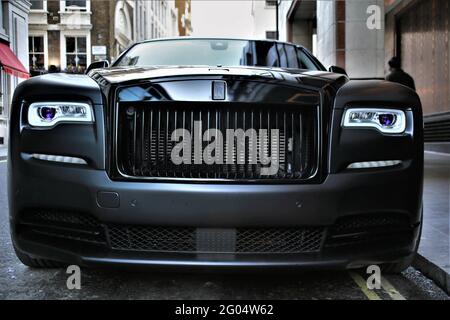 LONDON, VEREINIGTES KÖNIGREICH - 21. Januar 2019: Car on Street of London, London, England, 21. Januar 2019 Stockfoto