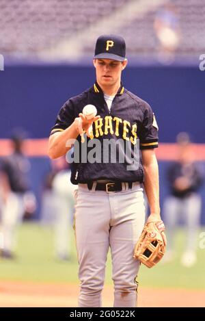 Baseballspieler Jay Bell von Pittsburgh Pirates -- Bitte schreiben Sie dem Fotografen Kirk Schlea eine Gutschrift Stockfoto