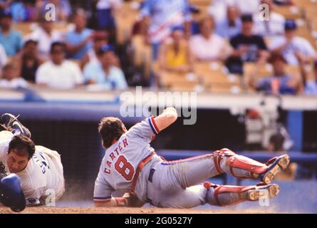 Montreal Expos Catcher Gary Carter -- Bitte Kredit Fotograf Kirk Schlea Stockfoto