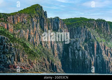 Geriffelte Cape, Bruny Island, Tasmanien, Australien Stockfoto