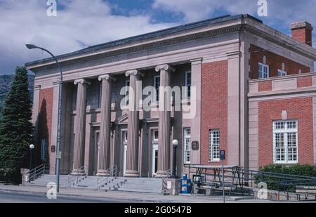 2000s Vereinigte Staaten - Post, Main Street, Anaconda, Montana 2004 Stockfoto