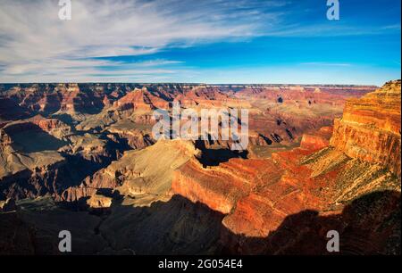 Spektakuläre Aussicht vom Mohave Point, South Rim, Grand Canyon National Park, Arizona Stockfoto