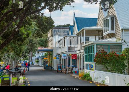 Der Strand, Russell, North Island, Neuseeland Stockfoto