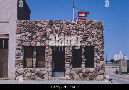 1980er Jahre Amerika - B & M Bar, Tucumcari, New Mexico 1982 Stockfoto