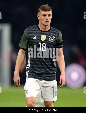 Aktenfoto vom 26-03-2016 des deutschen Toni Kroos. Ausgabedatum: Dienstag, 1. Juni 2021. Stockfoto