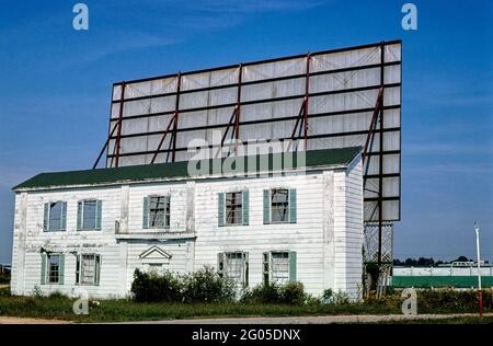 1980er Jahre Amerika - Dixie Drive-in, Route 49, West Helena, Arkansas 1980 Stockfoto