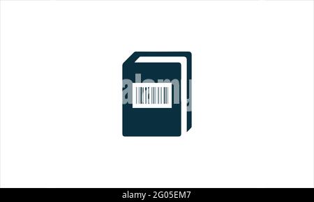 Barcode Dokument Symbol Logo Design Element Vektordarstellung Stock Vektor