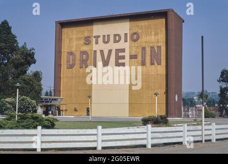 1990er America - Studio Drive-in, Culver City, Kalifornien 1991 Stockfoto