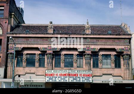 1980er Jahre Amerika - Egyptian Theatre, Ogden, Utah 1980 Stockfoto