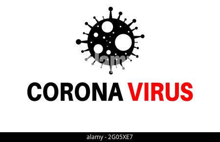 Covid-19 Corona-Virus-Vektor-Design. Stock Vektor