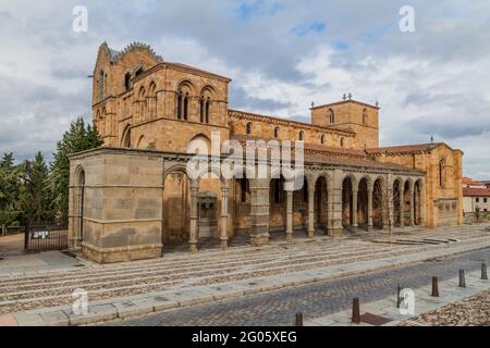 Basilika San Vicente in Avila, Spanien Stockfoto