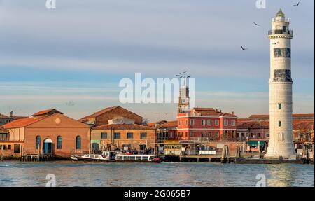 Aufgenommen auf der malerischen Insel Burano, Venedig, Italien, UNESCO Stockfoto