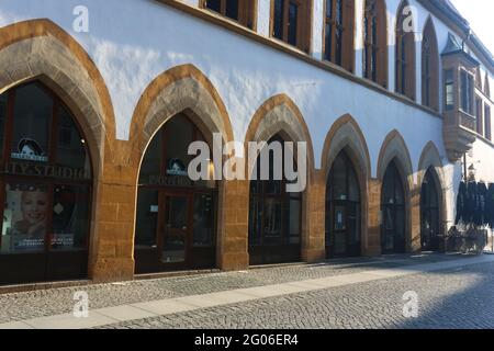 Amberg, Bayerm. Oberpfalz ein Spaziergang durch das mittelalterliche Zentrum Ambergs verzaubert sowie Kulturliebhaber als auch Shoppingfreunde. Stockfoto