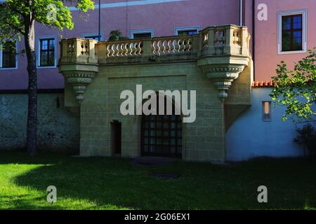 Amberg, Bayerm. Oberpfalz ein Spaziergang durch das mittelalterliche Zentrum Ambergs verzaubert sowie Kulturliebhaber als auch Shoppingfreunde. Stockfoto