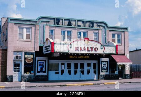 2000s America - Rialto Theatre, Aitkin, Minnesota 2003 Stockfoto