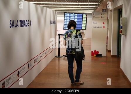 Rom, Italien. Juni 2021. Rom, Einweihung des neuen Impfzentrums am Hauptsitz der Confindustria. Bild: Kredit: Unabhängige Fotoagentur/Alamy Live News Stockfoto