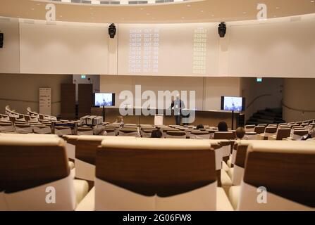 Rom, Italien. Juni 2021. Rom, Einweihung des neuen Impfzentrums am Hauptsitz der Confindustria. Bild: Kredit: Unabhängige Fotoagentur/Alamy Live News Stockfoto