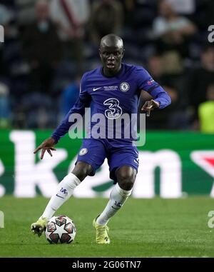 Ryal Quay, Großbritannien. Mai 2021. Ngolo Kant von Chelsea während des UEFA Champions League-Finales zwischen Manchester City und Chelsea beim Est‡dio do Drag‹o, Porto, Portugal, am 29. Mai 2021. Foto von Andy Rowland. Quelle: Prime Media Images/Alamy Live News Stockfoto